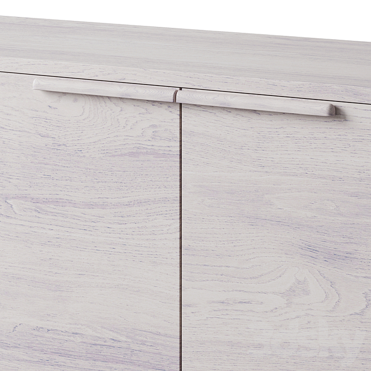 Tate 80 Media Console by Crate and Barrel Console 3D model