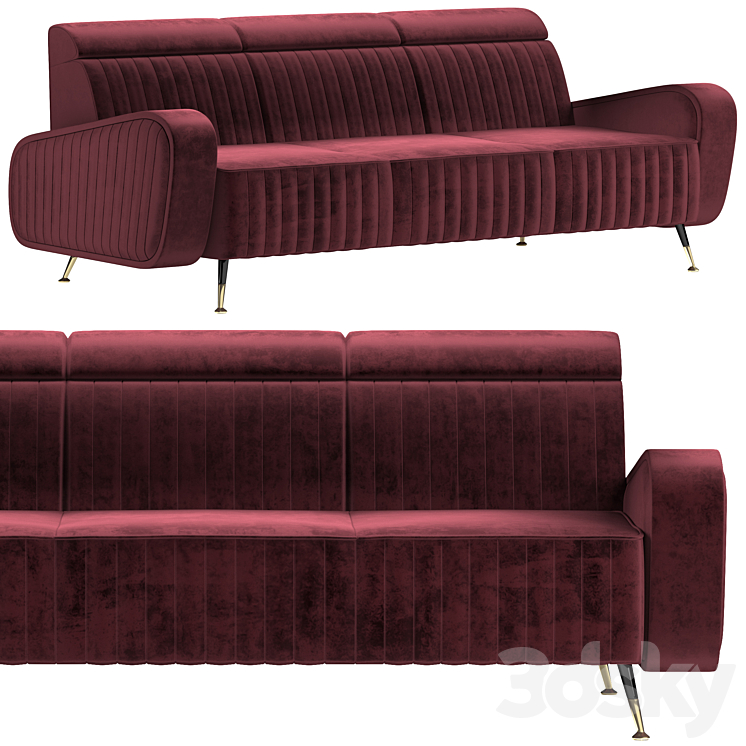 Harrison sofa - Sofa - 3D model