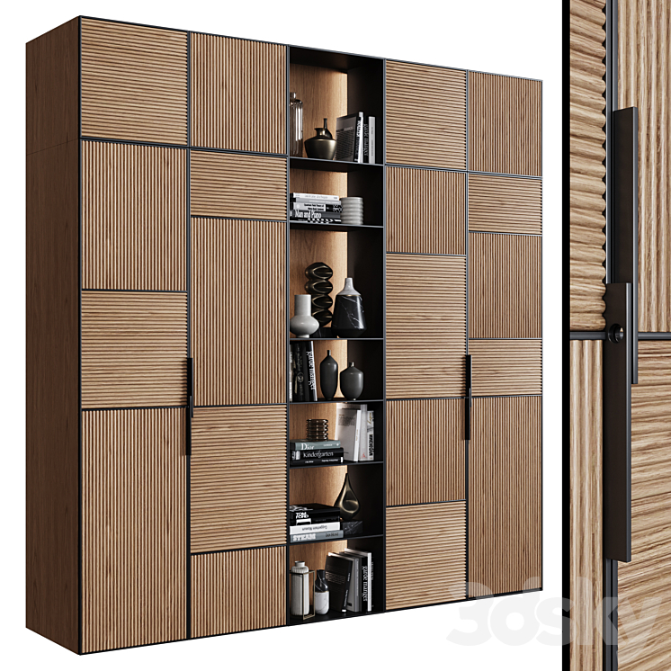 Cabinets in modern style 45 3DS Max - thumbnail 1
