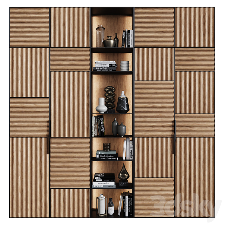 Cabinets in modern style 45 3DS Max Model - thumbnail 2