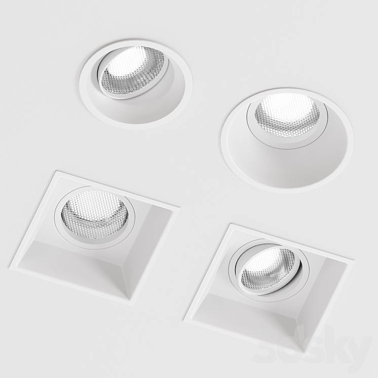 Astro lighting set 1 3D Model