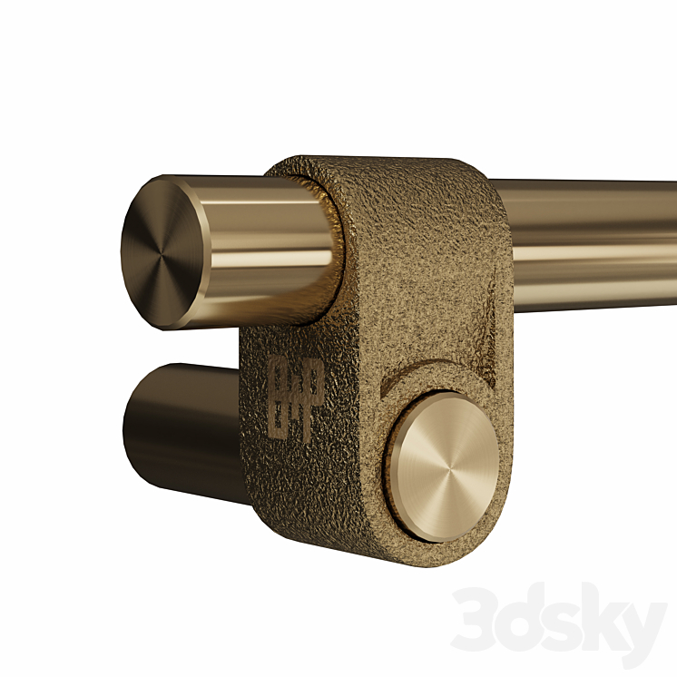 Buster & Punch Cast Cabinet hardware 3D Model Free