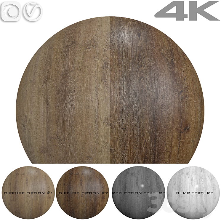 Wood texture – Oak ?16 3DS Max - thumbnail 1