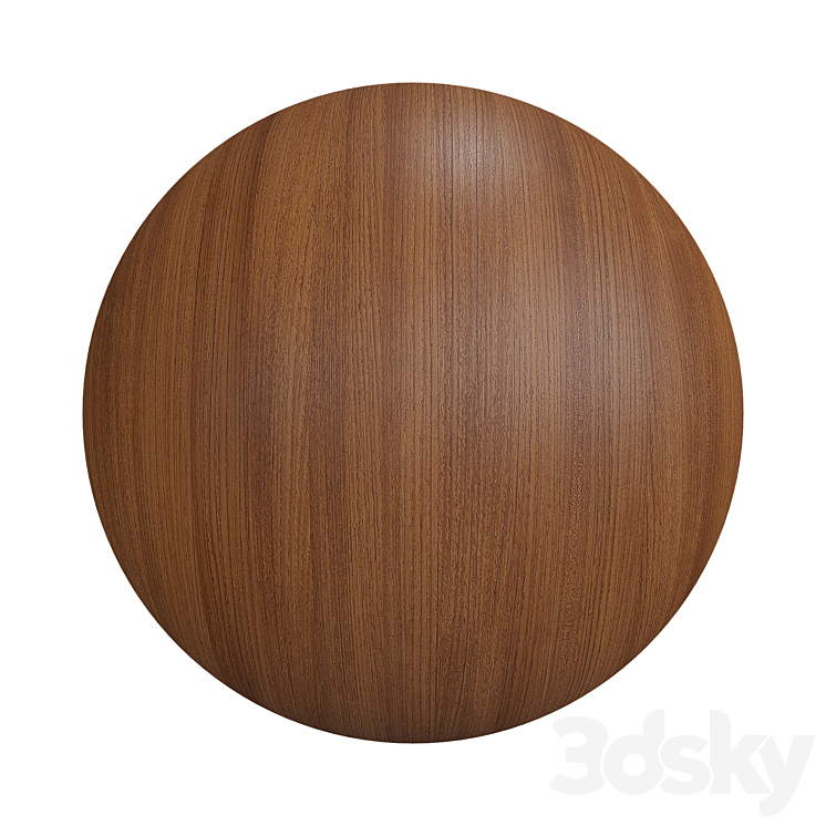 Wood texture – Teak №4 3DS Max Model - thumbnail 2
