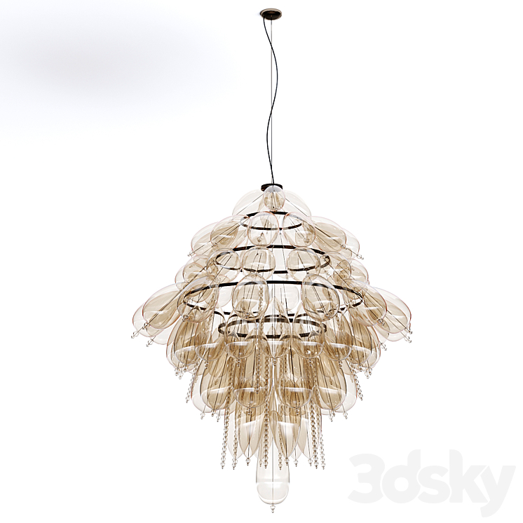chandelier grapeflut by italamp 3DS Max - thumbnail 1