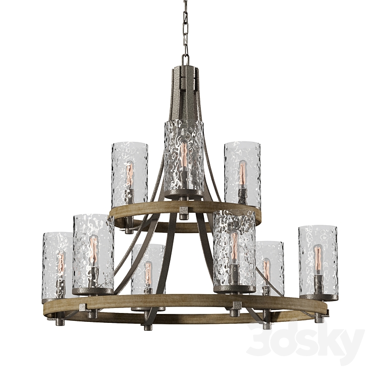 Chandelier FEISS ANGELO QN-ANGELO9 3DS Max Model - thumbnail 1