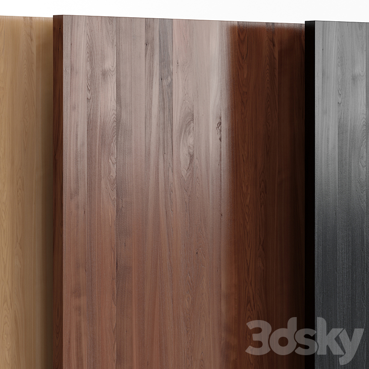 Wood 35 with 3 materials 3DS Max - thumbnail 2