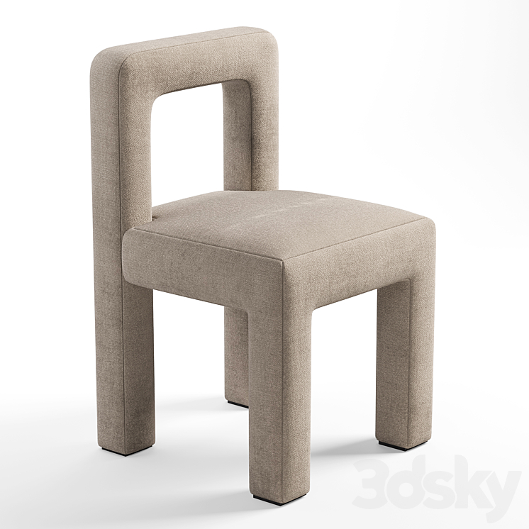 Toptun Dining Chair by Faina Collection 3DS Max Model - thumbnail 2