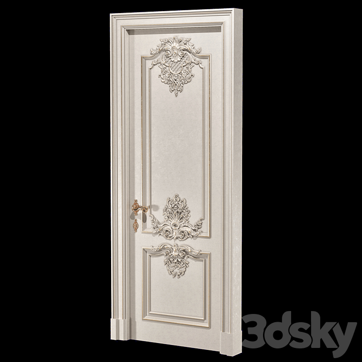 stavros versailles door 3D Model Free