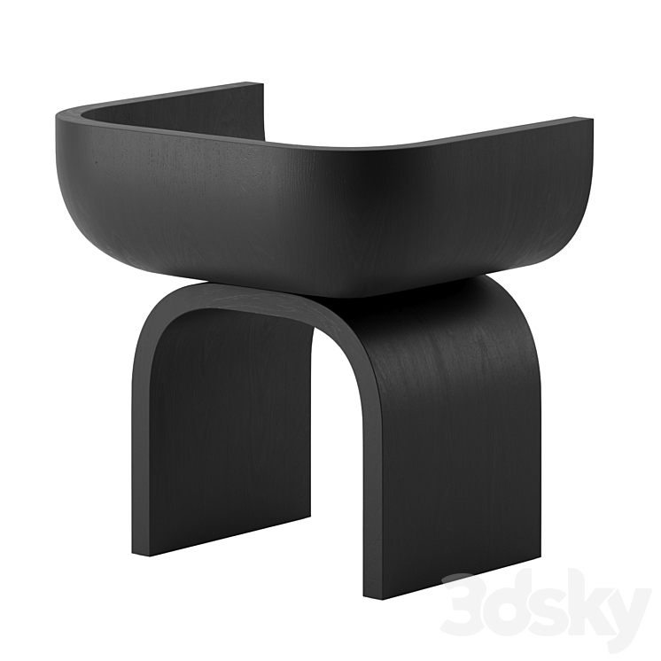 Rick chair by JORIS POGGIOLI 3DS Max Model - thumbnail 2