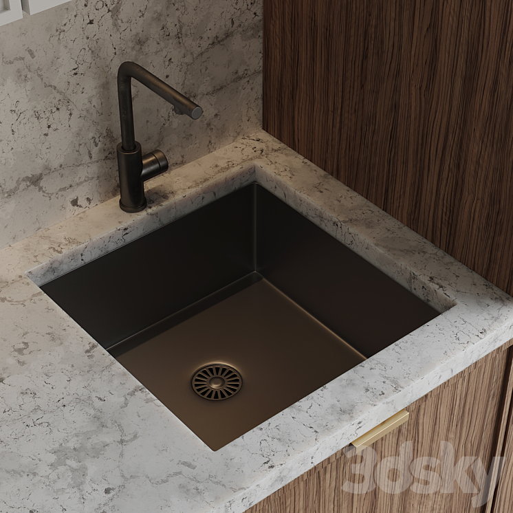 Kitchen 1 3D Model Free