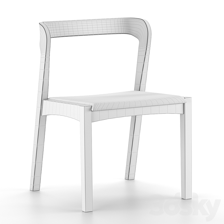 Chair Smile 3DS Max Model - thumbnail 2