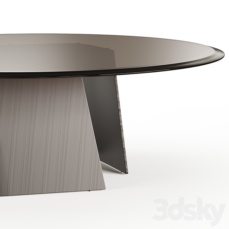 Reflex Angelo ESSE Oval Coffee Table By Tulczinsky 3DS Max - thumbnail 2