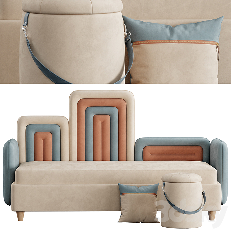 Baby bed Lollipop Manifesto 3D Model Free