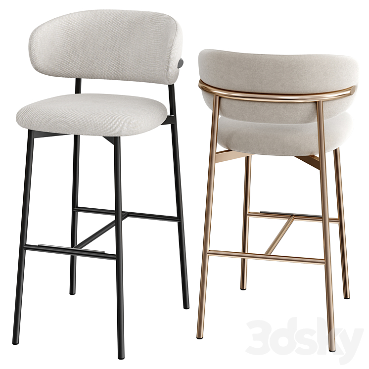 Oleandro stool by Calligaris 3D Model