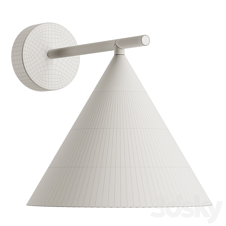 Il Fanale CONE | Wall Light 3DS Max Model - thumbnail 2