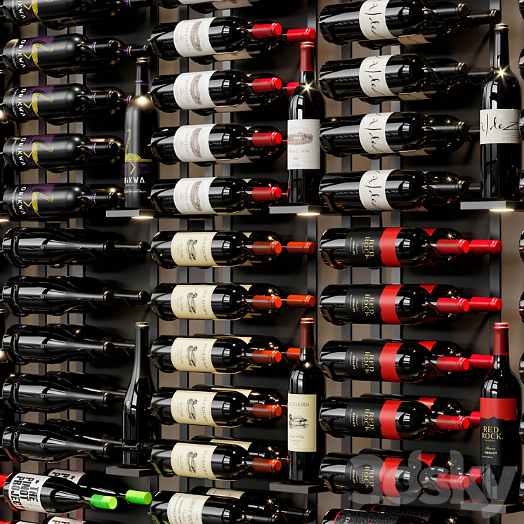 wine cellar 09 3D Model