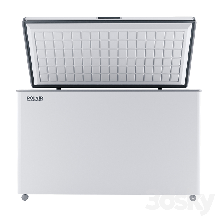 Chest freezer POLAIR SF140 3DS Max - thumbnail 2