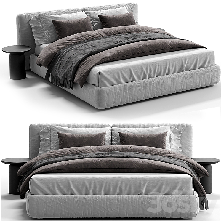 Flou MyPlace Bed 3DS Max - thumbnail 1