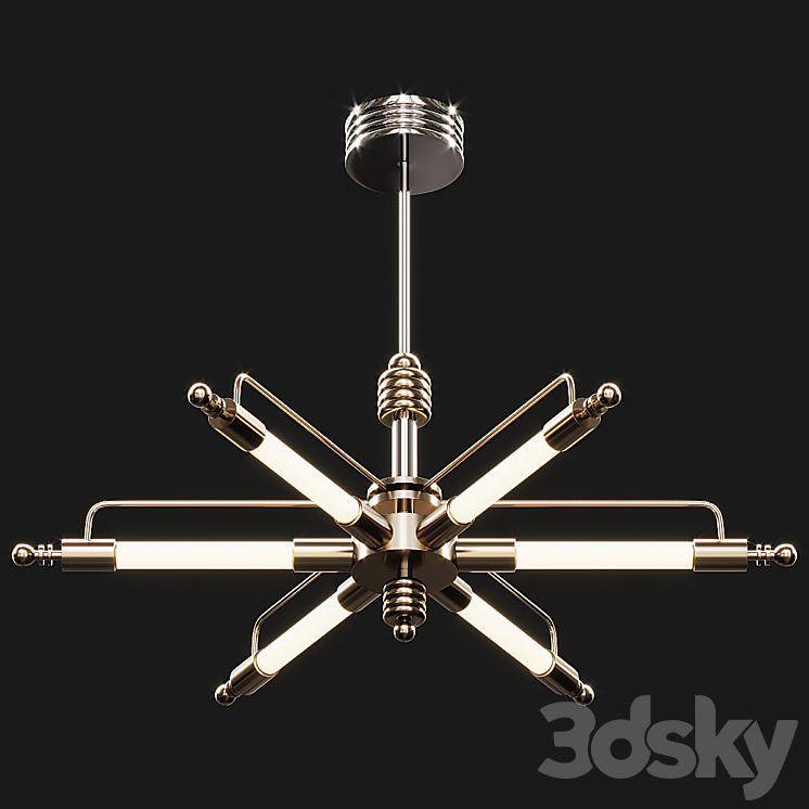 Machine Age Pendant Light by GMD Berlin 3DS Max Model - thumbnail 1