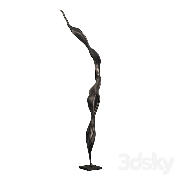 Petal sculpture 3DS Max Model - thumbnail 2