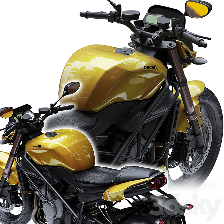 Ducati Street Fighter 3D Model