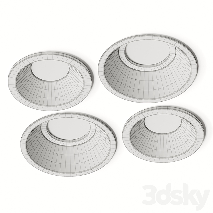 Astro Lighting Minima Round Fixed Spotlight 3D Model