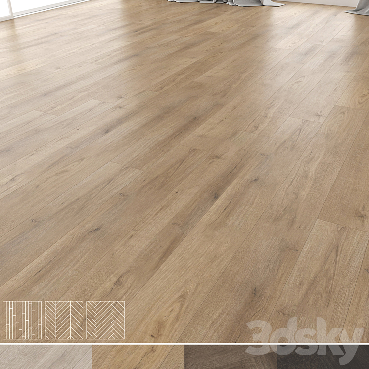 Wood Floor v04 3D Model