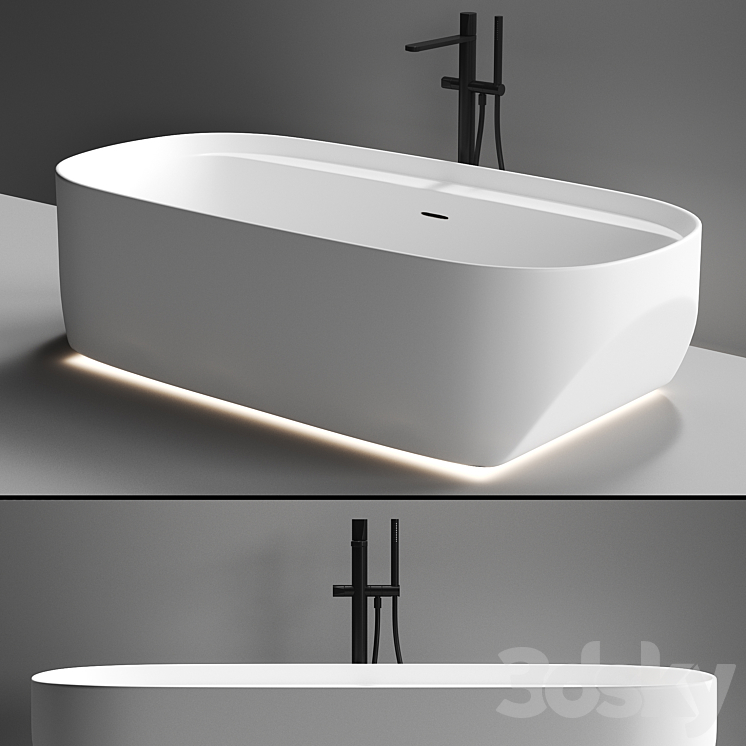Bathtub SLED by ANTONIO LUPI 3D Model