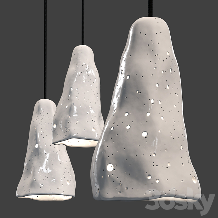 Meteor pendant lamp by Tayga Design 3DS Max Model - thumbnail 1