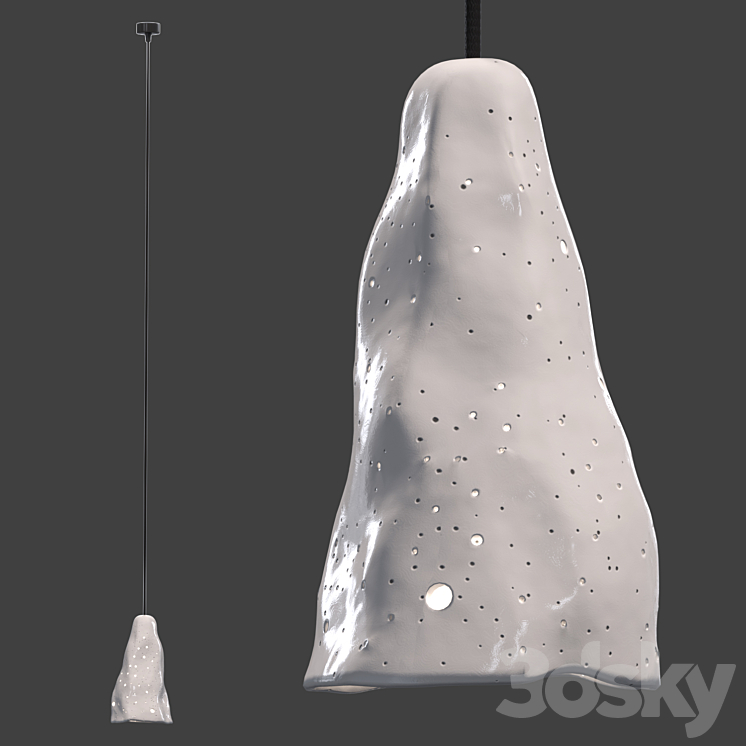 Meteor pendant lamp by Tayga Design 3DS Max Model - thumbnail 2