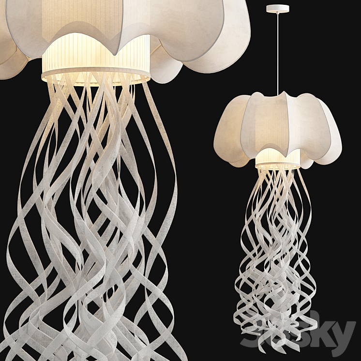 Jellyfish Pendant Light 3DS Max - thumbnail 1