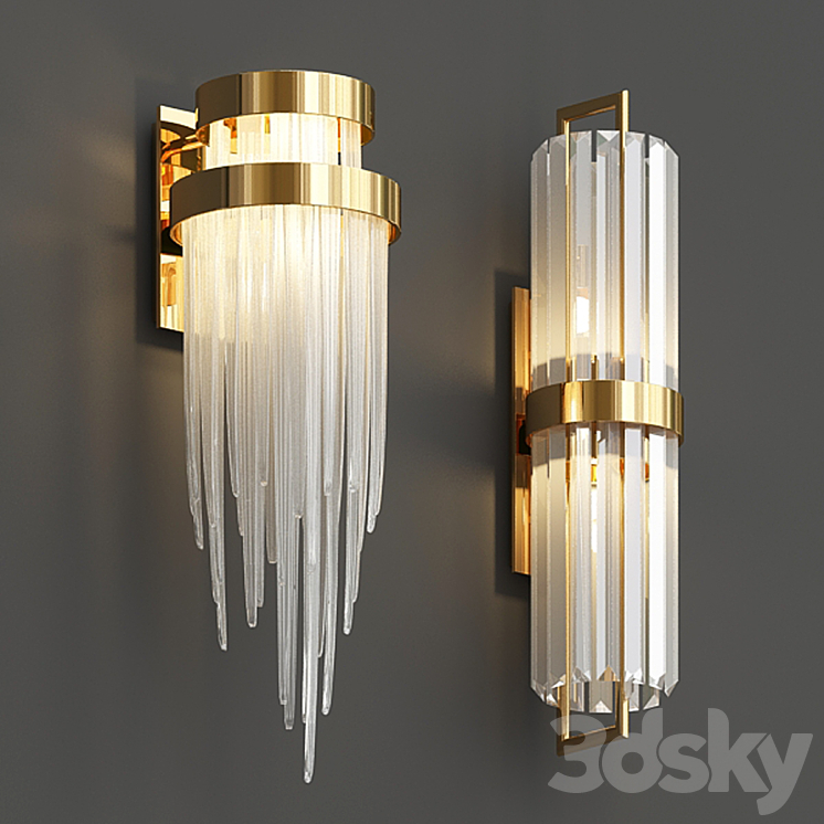 Luxxu Wall Lamps 2 3D Model