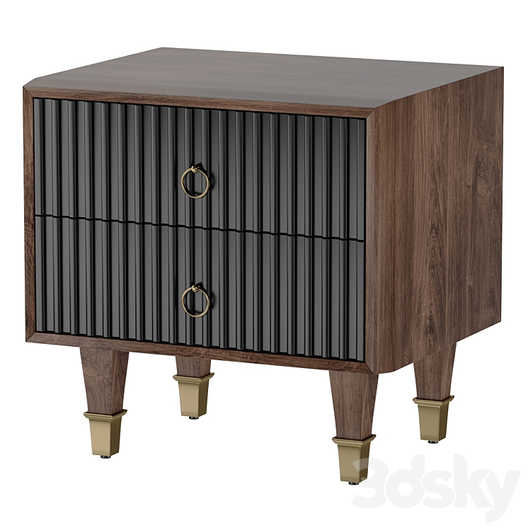 bedside table 3DS Max - thumbnail 1
