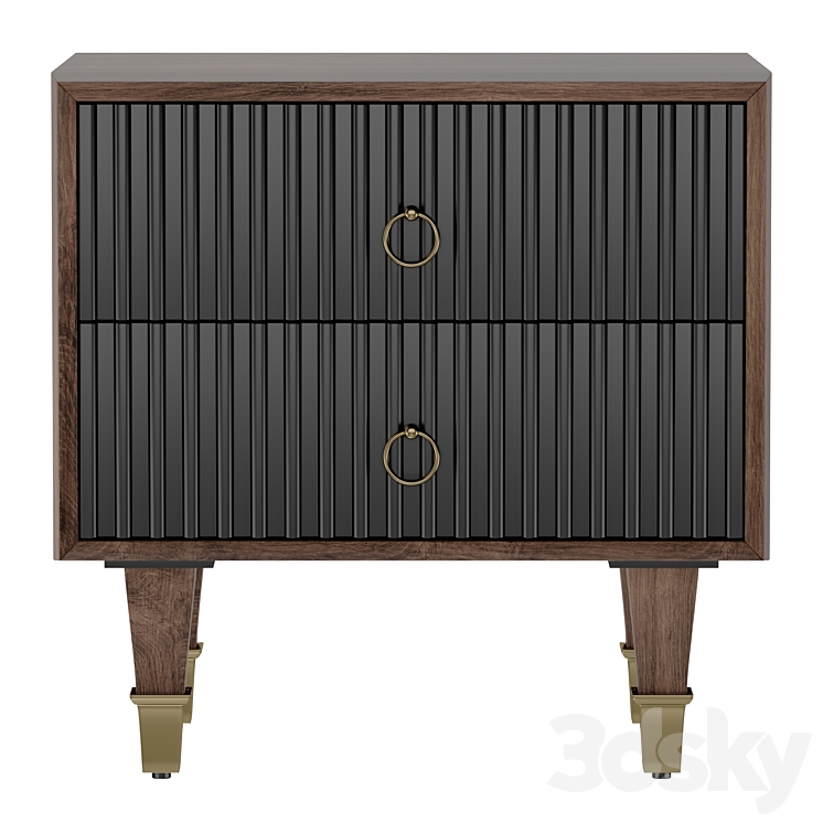 bedside table 3DS Max - thumbnail 2