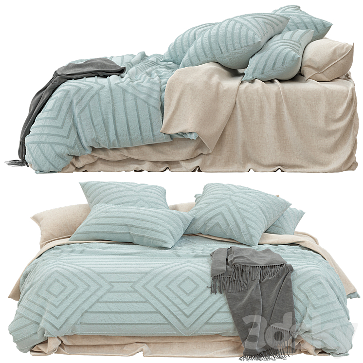 Adairs_Mint Quilt Cover 3DS Max - thumbnail 2