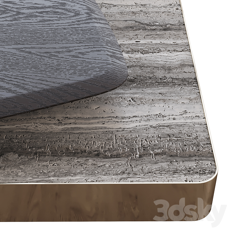 Enne rotate coffee table 3D Model Free