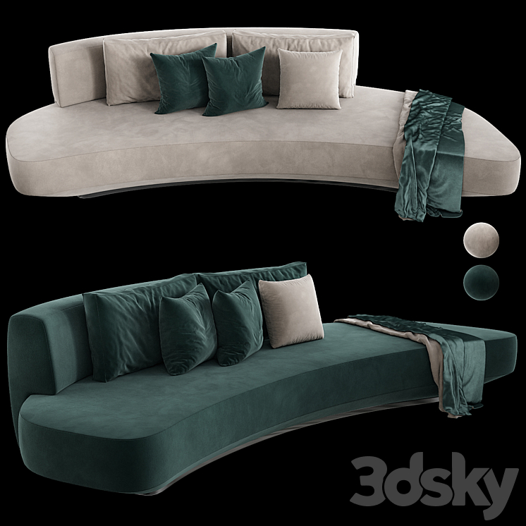 Audrey Sofa 3D Model
