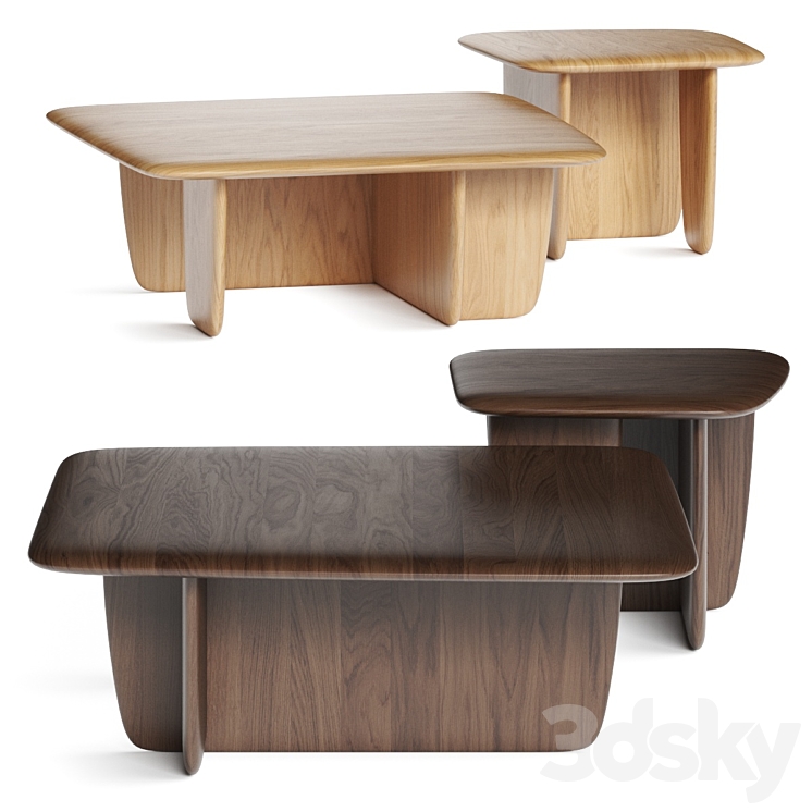 Am.pm Iloss Coffee Tables 3DS Max Model - thumbnail 1