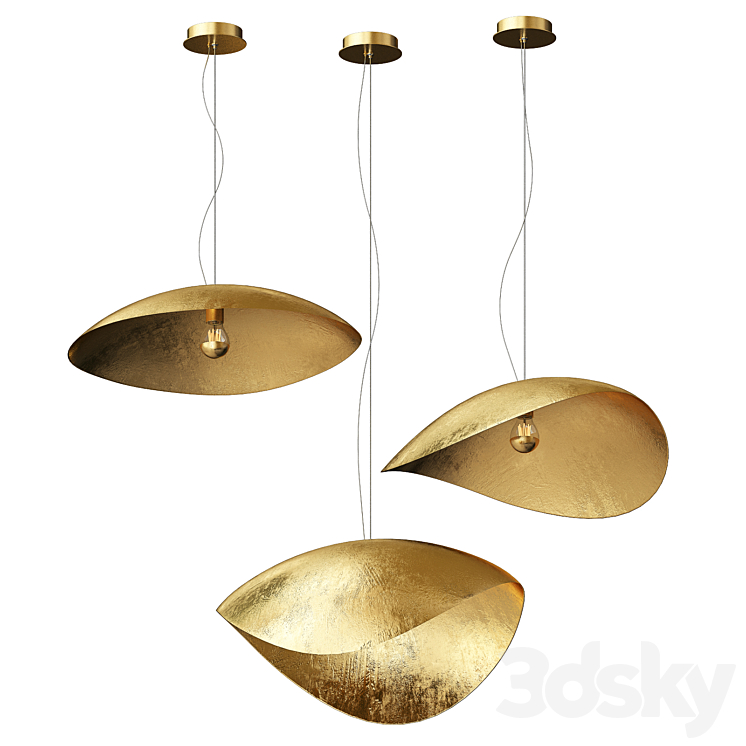 Gervasoni pendant light by Paola Navone 3D Model