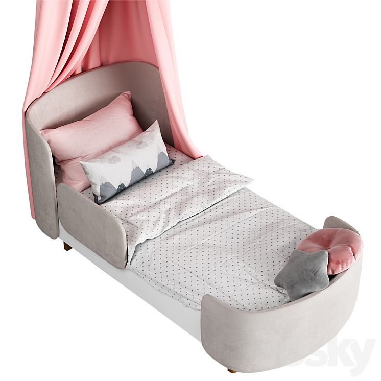 Bed Askona Twiggy 3DS Max Model - thumbnail 2