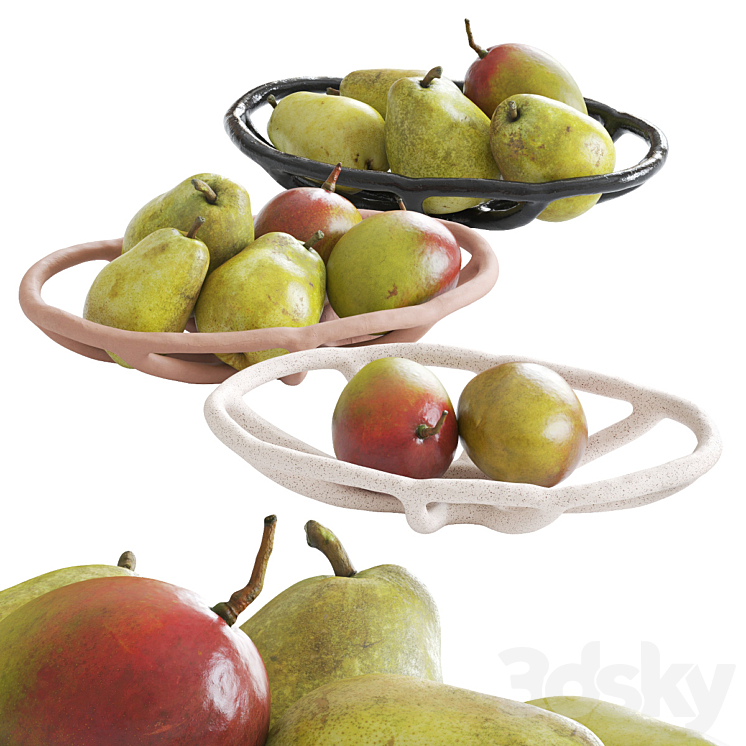 Fruit bowls 3D Model