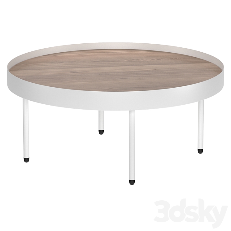 Lago coffee table 3DS Max Model - thumbnail 1