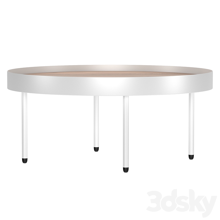 Lago coffee table 3DS Max Model - thumbnail 2