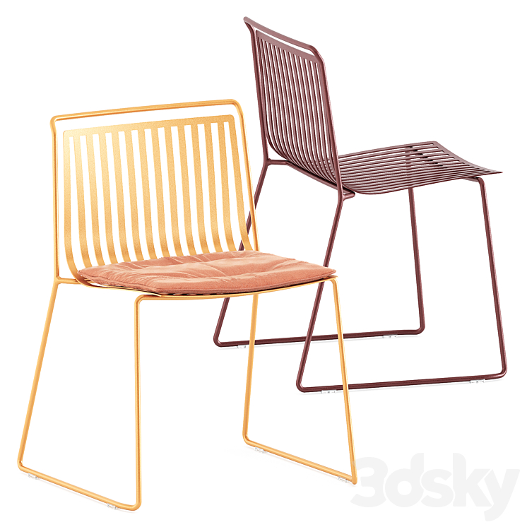 Alo Outdoor chair by ondarreta 3DS Max Model - thumbnail 1