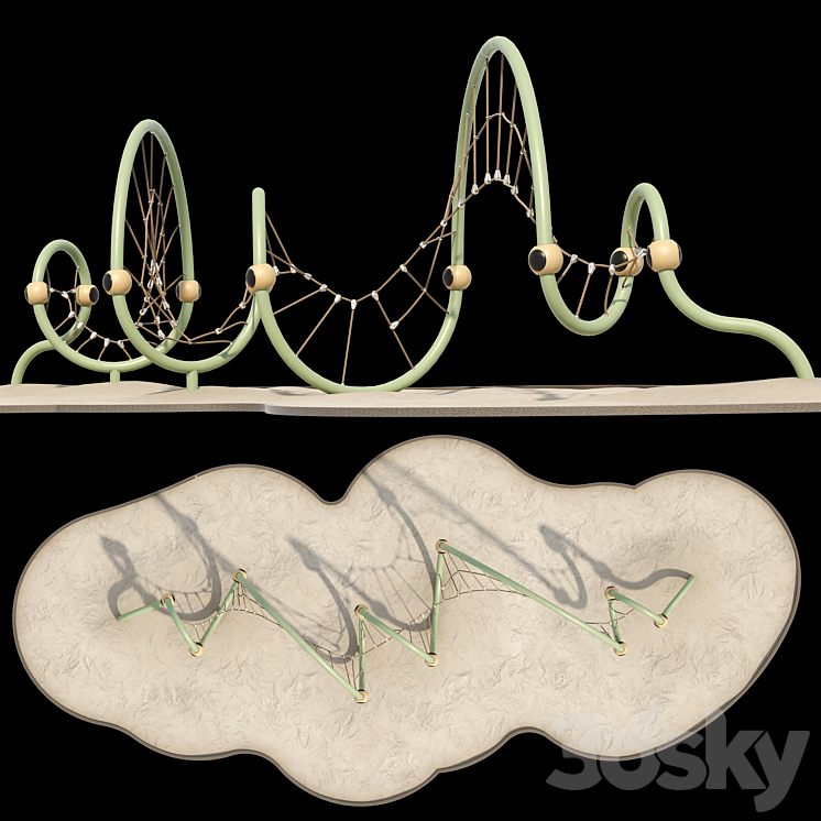 Berliner twist 01 3D Model