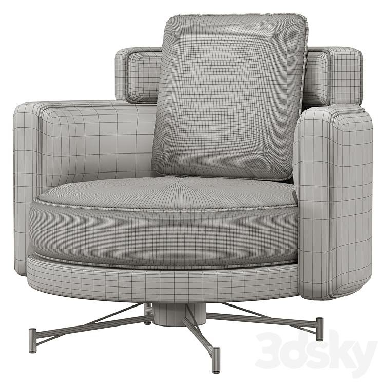 visionnaire khamma armchair 3D Model Free