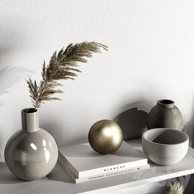 Decorative set 89 3D Model