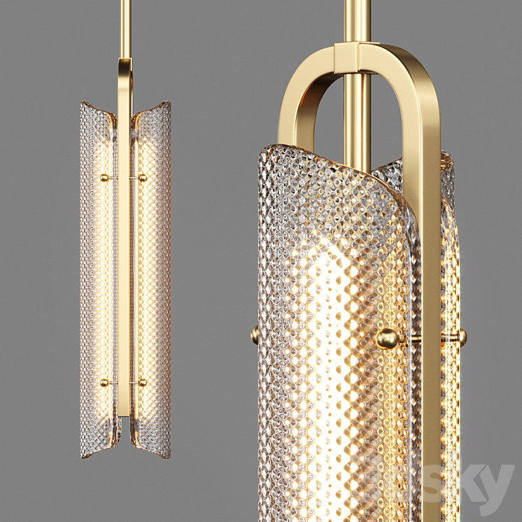 Pendant lamp PENELOPE ONE Lampatron 3D Model
