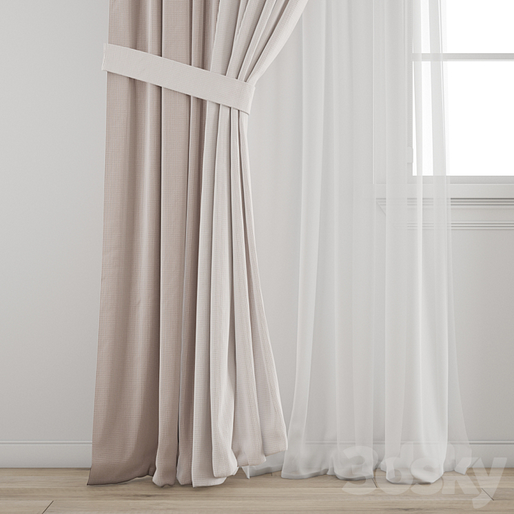 Curtain 561 3D Model Free